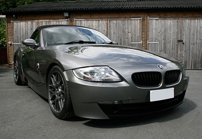 Bmw z4 black kidney grills #2