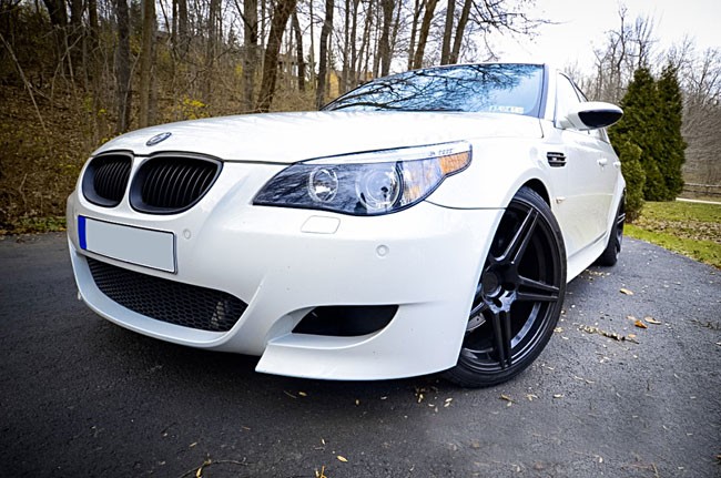 Bmw e60 m sport lower grill #4
