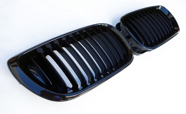 Bmw e46 black kidney grill ebay #7