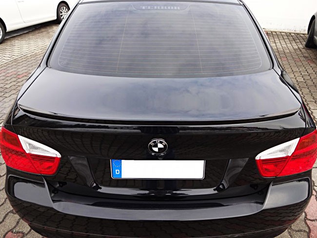 Bmw e90 rear lip spoiler #4