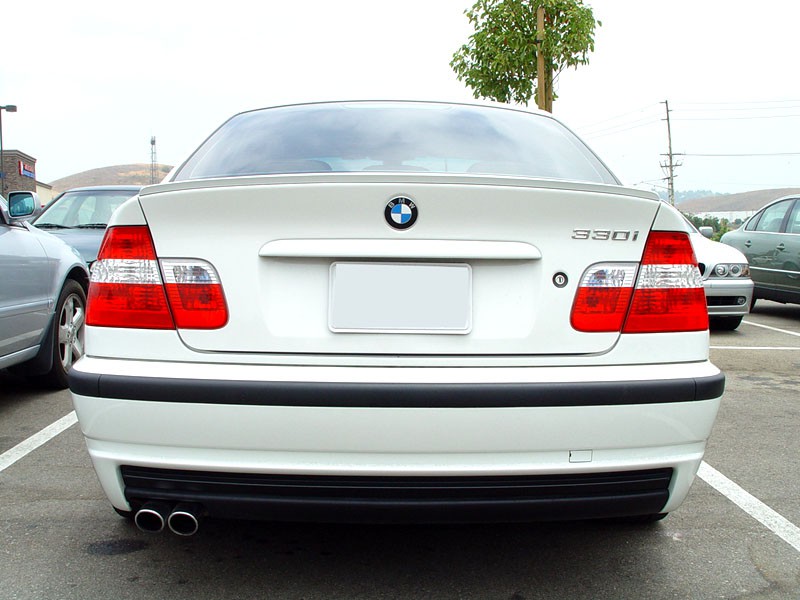 Bmw e46 trunk lip spoiler